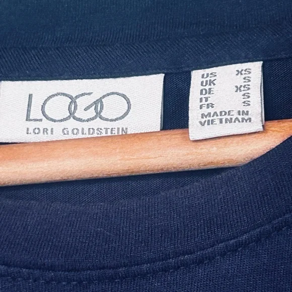 LOGO Navy Tunic Top Size X-Small - Picture 7 of 9